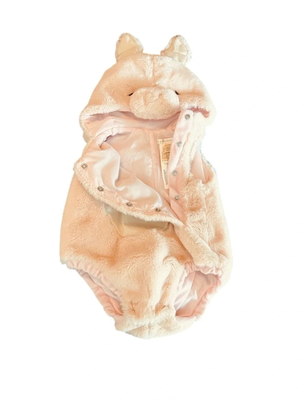 Pottery Barn Pink Plush Pig Baby Costume Size 6-12 Months